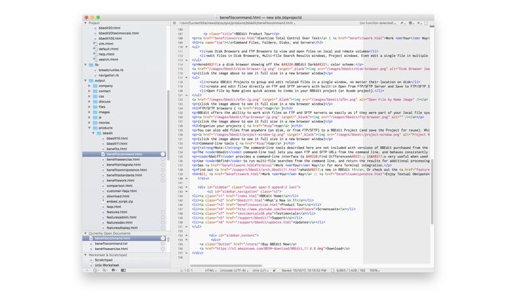 text editor for mac programming